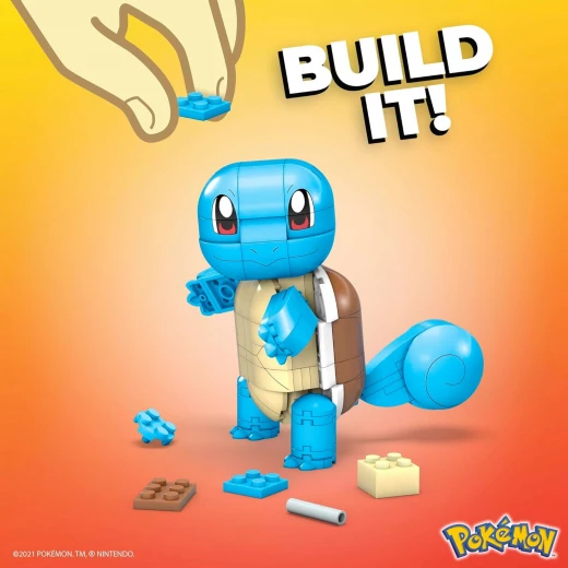 MEGA Construx Pokémon Build & Show Squirtle,199-Piece Building Set with Poseable Figure & Water-Type Effects, GYH00, Mattel - Mega Construx - Image 6