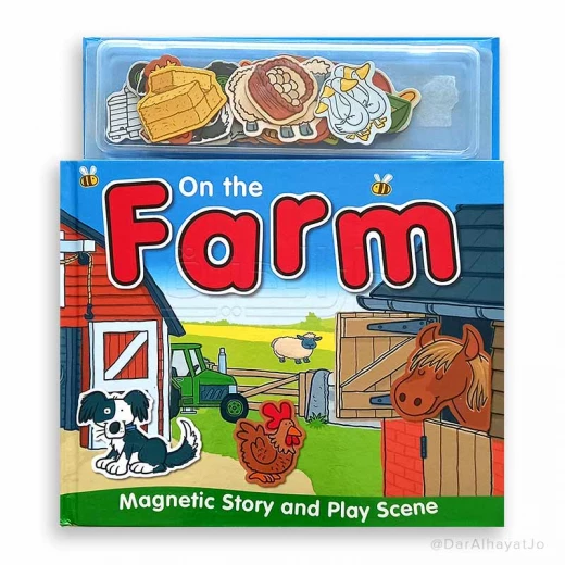 Magnetic Story & Play Scene: On the Farm - Interactive Book for Ages 3-5