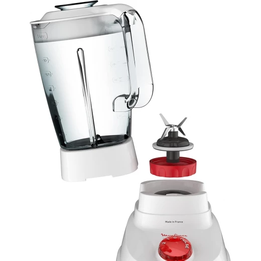 Moulinex Super Blender with Grinder & Grater 2L 700W - LM207125 | Powerful 700W motor for smooth blending, durable Zelkrom blades, 2 speeds + pulse, and accessories for grinding and grating - MOULINEX - Image 3