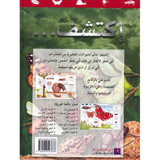 سلسلة اكتشف: كتاب الحشرات للأطفال من 8 إلى 12 سنة – حقائق مذهلة ورسوم ملونة تعليمية عن عالم الحشرات باللغة العربية - دار الحياة - Image 3