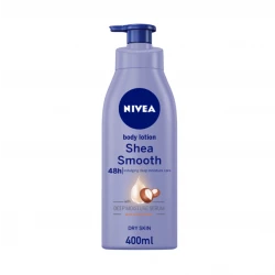 Nivea Triple Smooth Body Lotion 400ml – Deep Moisture with Shea Butter & Vitamin E – Fast Absorbing for Soft, Glowing, and Smooth Skin All Day