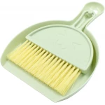 Mini DustPan with Brush Set, Small Broom and Hand Dustpan Set for Home Cleaning, Dust Pans and Broom Combo Set Hangable Whisk Broom for Table Countertop Sofa Keyboard and Pets(Green)