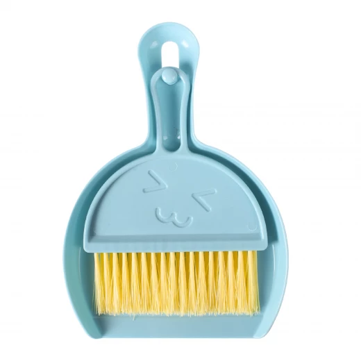 Mini Dustpan and Brush Set, Small Hand Broom and Dustpan Combo for Home Cleaning, Hangable Whisk Brush for Table, Sofa, Keyboard & Pets (Blue) Mini Dustpan and Brush Set, Small Hand Broom and Dustpan Combo for Home Cleaning, Hangable Whisk Brush for Table, Sofa, Keyboard & Pets (Blue)