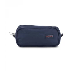Jansport Large Accessory Pouch Navy Polyester Pen Case, 23x11x7.2 cm