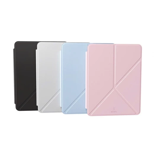 حافظة WiWU iPad 10 (2022) Classic III باللون الوردي | حماية كاملة من الخدوش والصدمات | تصميم أنيق وخفيف الوزن مع فتحات دقيقة لمنافذ الجهاز وسهلة الاستخدام - وي وُو - Image 2