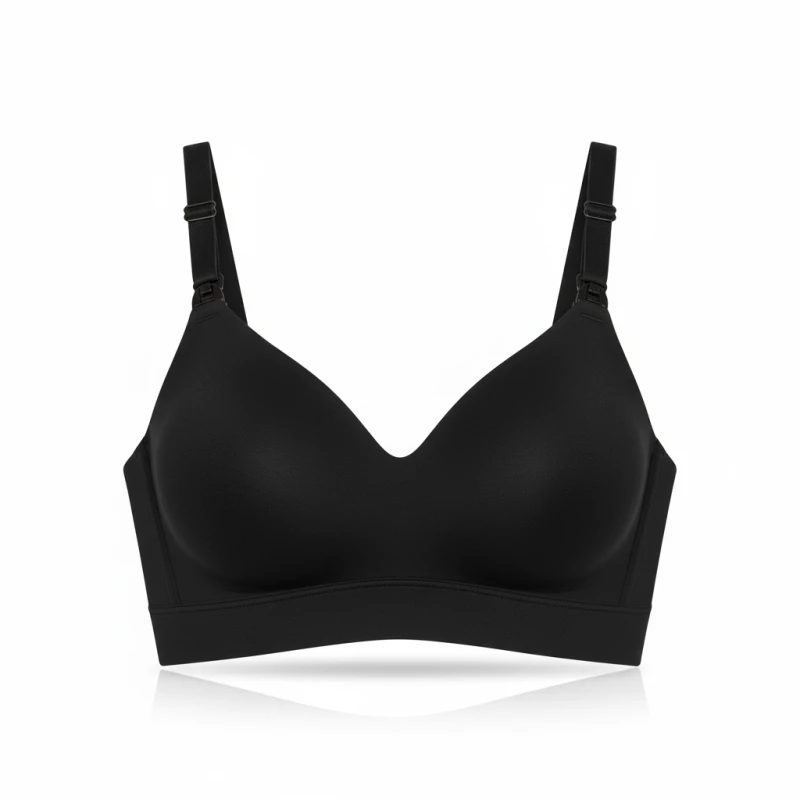 Momcozy Pumping Seamless Nursing Bra - Comfortable & Adjustable for Moms X Large - Momcozy