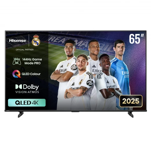 تلفزيون هايسنس 65Q7Q مقاس 65 بوصة بتقنية QLED ومعدل تحديث 144 هرتز وميزة VRR للألعاب، يدعم تقنيات Dolby Vision وAtmos، وتقنية Quantum Dot، ونطاق ألوان واسع، ودعم HDR، والتحكم الصوتي، ومنصة تلفزيون ذكية، وإطار معدني. تلفزيون هايسنس 65Q7Q مقاس 65 بوصة بتقنية QLED ومعدل تحديث 144 هرتز وميزة VRR للألعاب، يدعم تقنيات Dolby Vision وAtmos، وتقنية Quantum Dot، ونطاق ألوان واسع، ودعم HDR، والتحكم الصوتي، ومنصة تلفزيون ذكية، وإطار معدني.