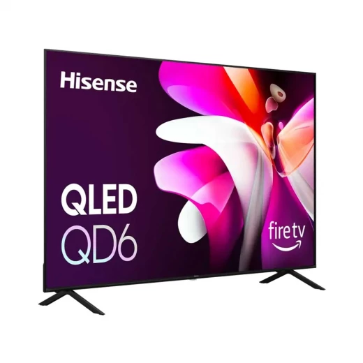تلفزيون هايسنس 65 بوصة QLED بنظام جوجل تي في، بدقة 4K وتقنية HDR. تقدم هذه الشاشة صورًا مذهلة، ولوحة QLED، ووظائف جوجل تي في، ودقة 4K، ودعم تقنية HDR. - هيسنس - Image 4