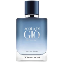 عطر أرماني أكوا دي جيو بروفوندو للرجال 50 مل: استمتع بالإحساس المنعش والمائي لهذا العطر الأيقوني. خيار كلاسيكي لكل مناسبة.