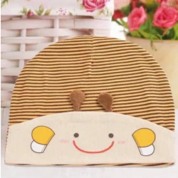 قبعة أطفال لطيفة بتصميم نحلة باللون الأصفر | ناعمة ومريحة من القطن | مناسبة للأطفال من عمر 6 إلى 36 شهرًا | قبعة جميلة للجنسين