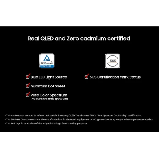 تلفزيون سامسونج 75 بوصة QLED 4K ذكي Q7F سلسلة رؤية الذكاء الاصطناعي موديل 2025 - سامسونج - Image 7
