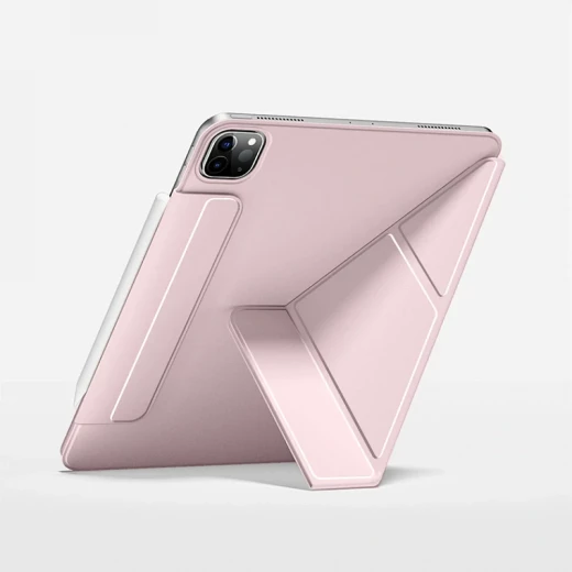 حافظة وي وو الذكية لجهاز iPad مقاس 10.9 بوصة (2022) طراز Wi-004 | غطاء نحيف مغناطيسي مع حامل ووظيفة النوم/الاستيقاظ التلقائي - وردي حافظة وي وو الذكية لجهاز iPad مقاس 10.9 بوصة (2022) طراز Wi-004 | غطاء نحيف مغناطيسي مع حامل ووظيفة النوم/الاستيقاظ التلقائي - وردي
