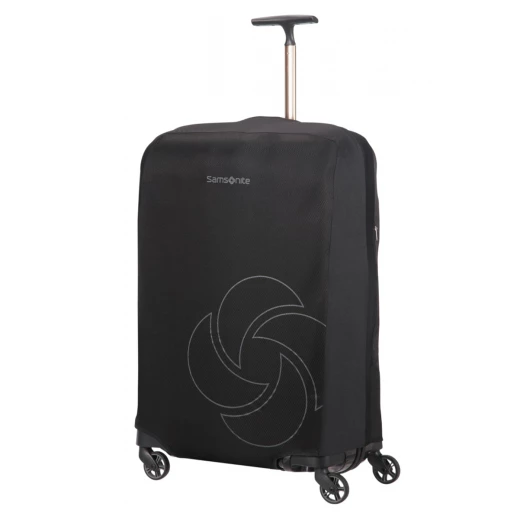 Samsonite Foldable Luggage Cover L Black Travel Accessory Protects Suitcases from Scratches and Dust Durable Design for Frequent Flyers Fits Most Standard Luggage Sizes - Samsonite - Image 7
