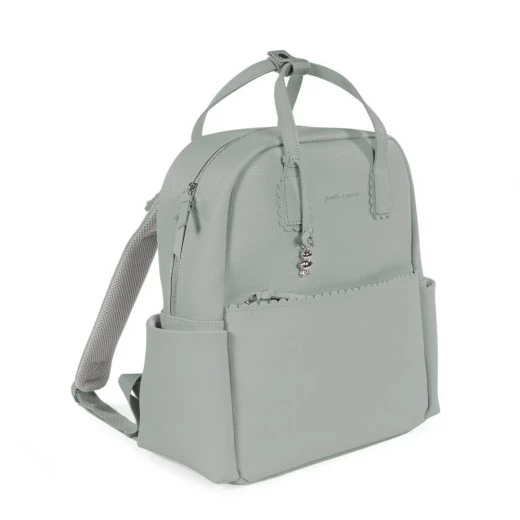 Pasito a Pasito Icon Green Diaper Backpack, Large Capacity, Multiple Compartments, Insulated Bottle Pockets, Changing Pad Included, 15 Inch Laptop Sleeve, Unisex Design - Pasito a Pasito - Image 11