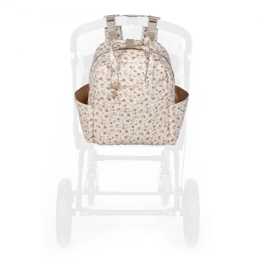 Pasito a Pasito Somerset Beige Autumn Backpack Diaper Bag, Faux Leather - Pasito a Pasito - Image 4
