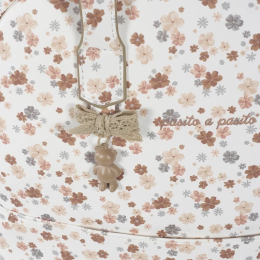 Pasito a Pasito Somerset Beige Autumn Backpack Diaper Bag, Faux Leather - Pasito a Pasito - Image 3