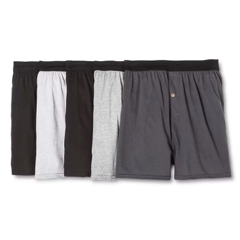 Hanes ComfortSoft Men's Boxers Moisture Wicking Cotton Jersey Underwear 6 Pack  Size Small