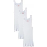 Hanes Men's ComfortSoft Tank Undershirts 3 Pack, White, Tagless SM