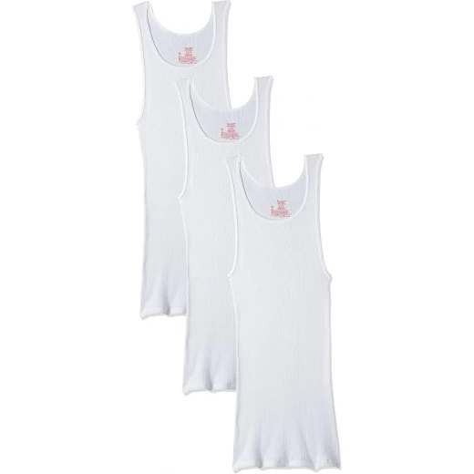 Hanes Men's ComfortSoft Tank Undershirts 3 Pack, White, Tagless SM Hanes Men's ComfortSoft Tank Undershirts 3 Pack, White, Tagless SM