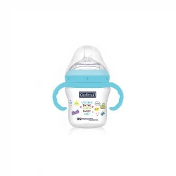 Optimal Mamilla Baby Bottle Wide Neck Anti Colic System 210ml 6+ Months Blue