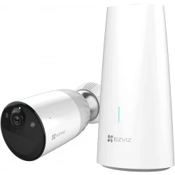 كاميرا EZVIZ BC1-B1 اللاسلكية تعمل بالبطارية, أمان ذكي للمنزل برؤية ليلية ملونة وكشف حركة مقاوم للعوامل الجوية