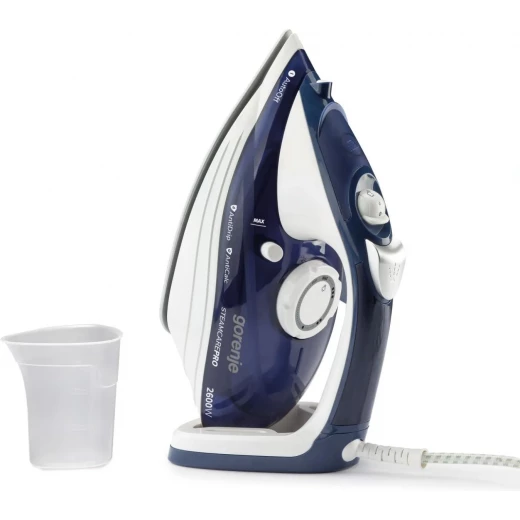 مكواة بخار جورينيه SIH2600BLC – قاعدة سيراميك – خزان ماء بسعة 350 مل – مزودة بنظام مضاد للتكلس، لتجفيف وكي فعال وسهل لجميع أنواع الأقمشة مع حماية طويلة للأداء مكواة بخار جورينيه SIH2600BLC – قاعدة سيراميك – خزان ماء بسعة 350 مل – مزودة بنظام مضاد للتكلس، لتجفيف وكي فعال وسهل لجميع أنواع الأقمشة مع حماية طويلة للأداء