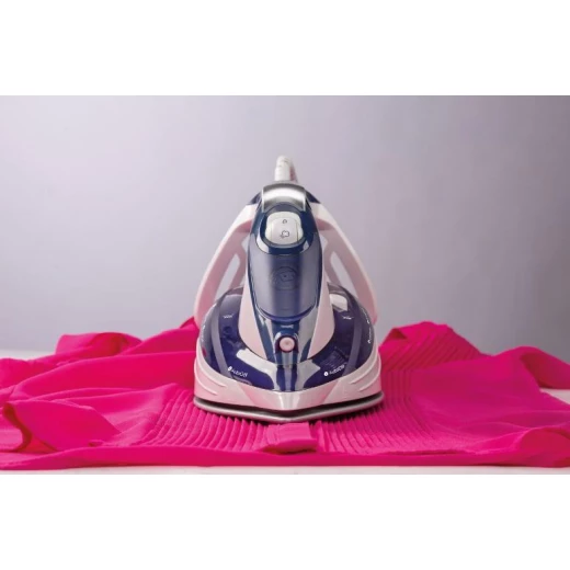 مكواة بخار جورينيه SIH2600BLC – قاعدة سيراميك – خزان ماء بسعة 350 مل – مزودة بنظام مضاد للتكلس، لتجفيف وكي فعال وسهل لجميع أنواع الأقمشة مع حماية طويلة للأداء - جورينيه - Image 4