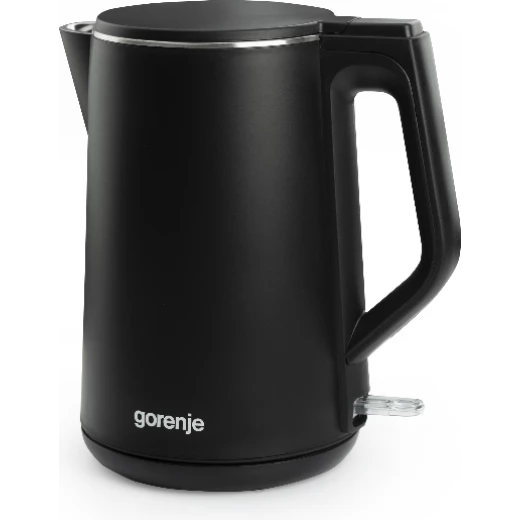 Gorenje K15DWBK Electric Kettle – 1.5 Liter Capacity – Double Wall Design with Cool Touch Feature – Black Color, to heat water quickly and safely while keeping it hot for a longer time Gorenje K15DWBK Electric Kettle – 1.5 Liter Capacity – Double Wall Design with Cool Touch Feature – Black Color, to heat water quickly and safely while keeping it hot for a longer time