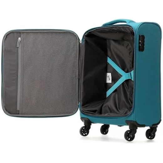 American Tourister HOLIDAY Spinner 68cm (Teal), Secure, Durable, and Stylish Travel Companion with 360° Wheels & Smart Organization - American Tourister - Image 4
