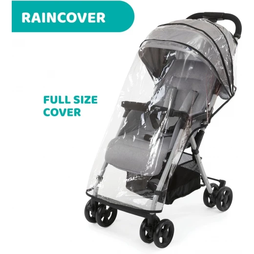 Chicco Ohlala 3 Lightweight Baby Stroller Grey Mist, Compact Fold, 0M+ to 15kg - Chicco - Image 2