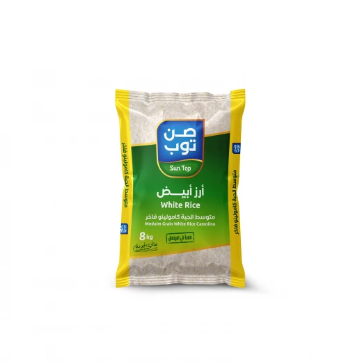 رز صن توب متوسط الحبة 8 كغم – طعم أصيل وجودة عالية في كل وجبة رز صن توب متوسط الحبة 8 كغم – طعم أصيل وجودة عالية في كل وجبة