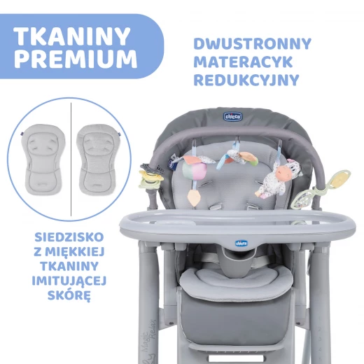 كرسي طعام شيكو بولي ماجيك ريلاكس لوز، قابل للتعديل، من الولادة إلى 36 شهرًا - تشيكو - Image 4