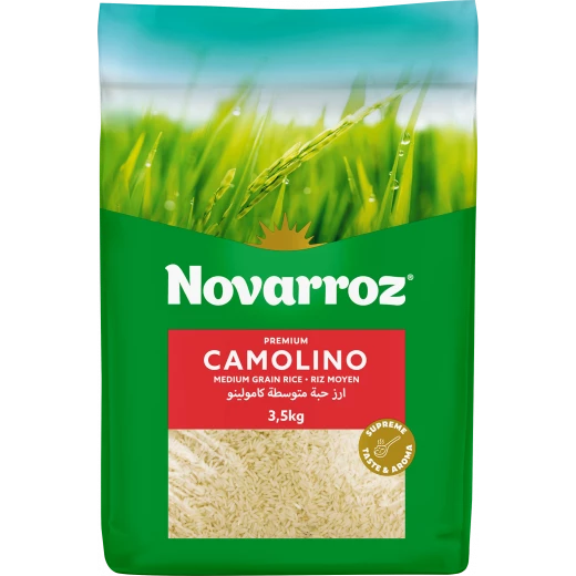 Novarroz Camolino Premium Medium Grain Rice 3.5 Kg – Riz Moyen – Premium Quality and Taste Novarroz Camolino Premium Medium Grain Rice 3.5 Kg – Riz Moyen – Premium Quality and Taste