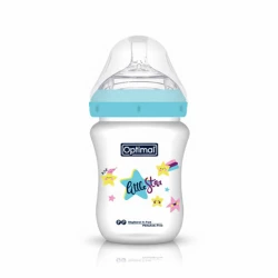Optimal Mamilla Anti Colic Baby Bottle 300ml Blue, Green, Pink, 0+ Months
