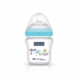 Optimal Mamilla Double Anti Colic Baby Bottle 210ml, Blue, Green, Pink, 0+ Months, BPA Free