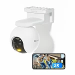 EZVIZ H8 Pro 3K Pan & Tilt Wi-Fi Outdoor Camera – AI Human & Vehicle Detection, Color Night Vision, Auto Tracking & 3K Ultra Clarity - Ezviz