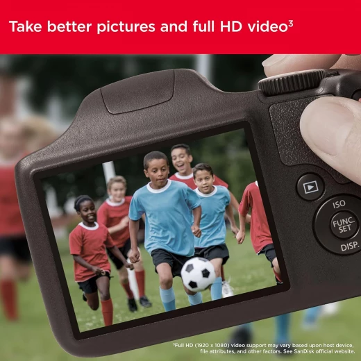 SanDisk 512GB Ultra SDXC UHS-I Memory Card - Up to 150MB/s, C10, U1, Full HD, SD Card - SDSDUNC-512G-GN6IN - SanDisk - Image 4