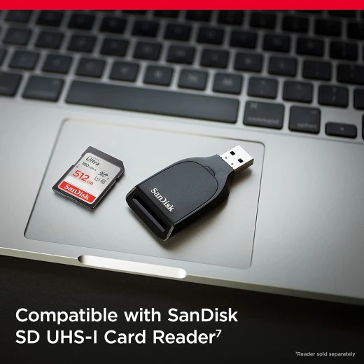 SanDisk 512GB Ultra SDXC UHS-I Memory Card - Up to 150MB/s, C10, U1, Full HD, SD Card - SDSDUNC-512G-GN6IN - SanDisk - Image 5