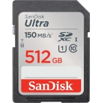 SanDisk 512GB Ultra SDXC UHS-I Memory Card - Up to 150MB/s, C10, U1, Full HD, SD Card - SDSDUNC-512G-GN6IN - SanDisk