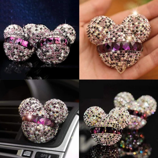 Disney Mickey Mouse Car Air Freshener Vent Clip, Sparkling Blue Design, Long Lasting Fragrance, Universal Compatibility, Easy Installation, Adds Style, 1 Count - Lolo shop accessories - Image 8