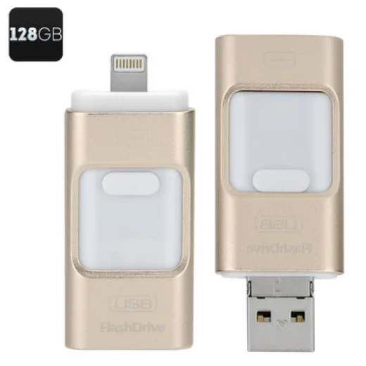 محرك أقراص فلاش USB8 جيجابايت، هيكل معدني بلون روز جولد - لولو شوب - Image 6