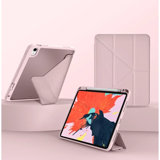 حافظة حماية لجهاز iPad من وي وو طراز JD103 مقاس 10.2 بوصة و 10.5 بوصة، غطاء واقٍ وردي مقاوم للصدمات. حافظة حماية لجهاز iPad من وي وو طراز JD103 مقاس 10.2 بوصة و 10.5 بوصة، غطاء واقٍ وردي مقاوم للصدمات.