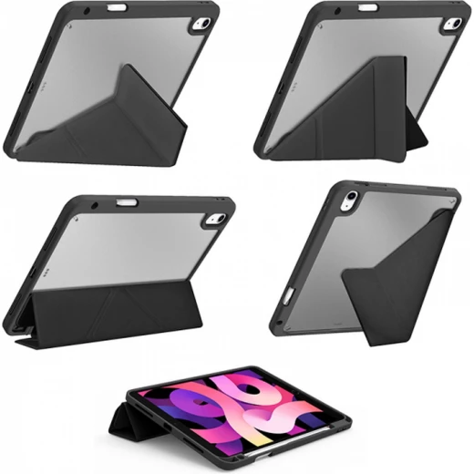 حافظة حماية لجهاز iPad من وي وو طراز JD103 مقاس 10.9 بوصة، غطاء واقٍ أسود مقاوم للصدمات لايباد 10 - وي وُو - Image 4