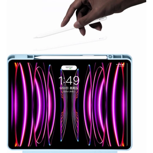حافظة حماية لجهاز iPad من وي وو طراز JD103 مقاس 10.9 بوصة، غطاء واقٍ أزرق مقاوم للصدمات - وي وُو - Image 5