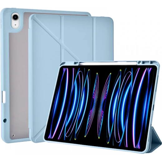 حافظة حماية لجهاز iPad من وي وو طراز JD103 مقاس 10.9 بوصة، غطاء واقٍ أزرق مقاوم للصدمات حافظة حماية لجهاز iPad من وي وو طراز JD103 مقاس 10.9 بوصة، غطاء واقٍ أزرق مقاوم للصدمات