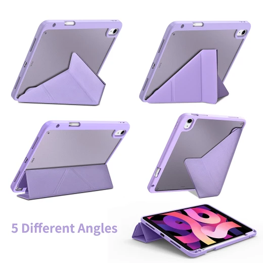 حافظة حماية لجهاز iPad من وي وو طراز JD103 مقاس 10.9 بوصة، غطاء واقٍ بنفسجي مقاوم للصدمات - وي وُو - Image 4