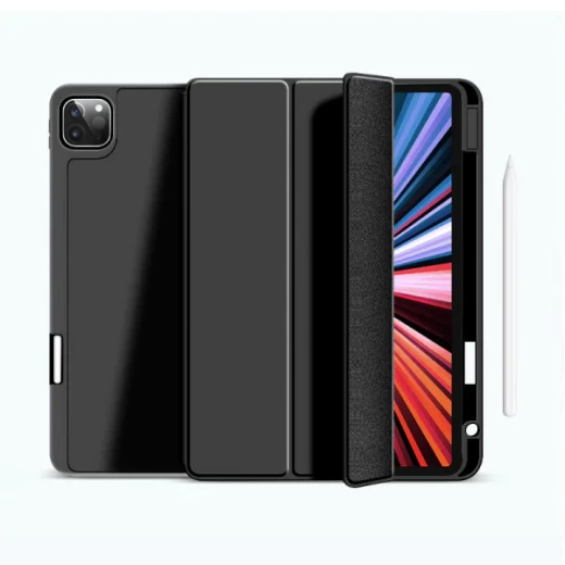 حافظة وي وو الواقية لجهاز iPad 10.2/10.5 بوصة أسود، مقاومة للصدمات، تصميم نحيف
