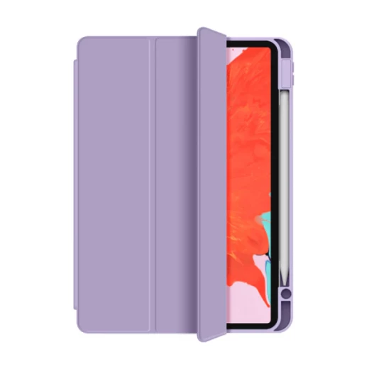 حافظة وي وو الواقية لجهاز iPad 10.2/10.5 بوصة بنفسجي فاتح، مقاومة للصدمات، تصميم نحيف - وي وُو - Image 7