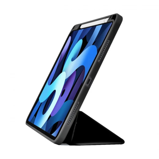 حافظة واقية لجهاز iPad مقاس 10.9/11 بوصة باللون الأسود – مقاومة للصدمات مع حامل قلم ووضعيات عرض متعددة من وي وو - وي وُو - Image 3