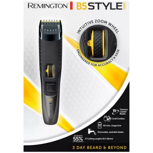 Remington Style Series B5 Beard Trimmer MB5000, Cordless, Black, 60 Minute Runtime - Remington - Image 3